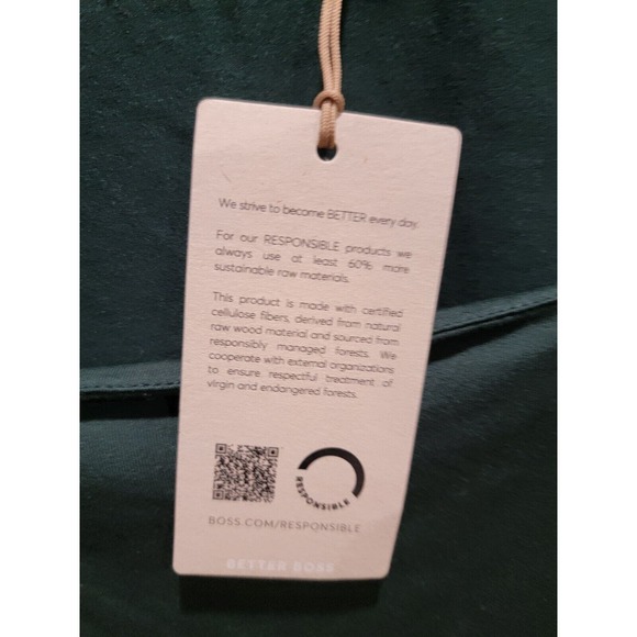 HUGO BOSS Finula Top In Gree new - size Medium- B27 (5) - Picture 6 of 9